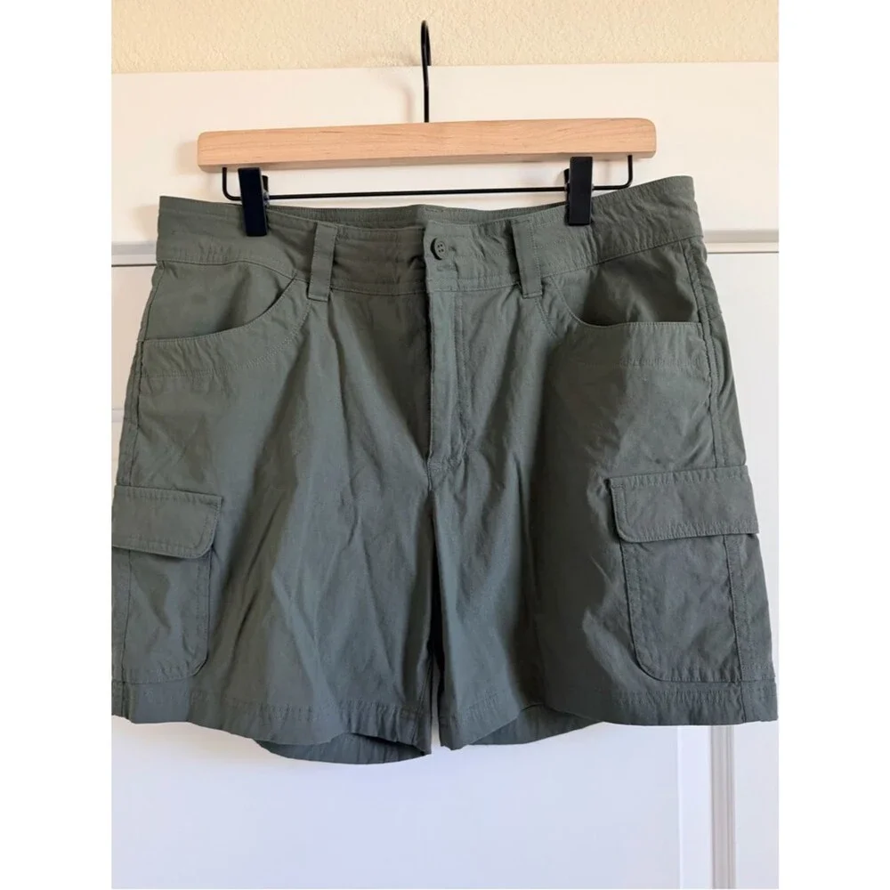 Olive Green Cargo Shorts - Lightweight Outdoor Utility